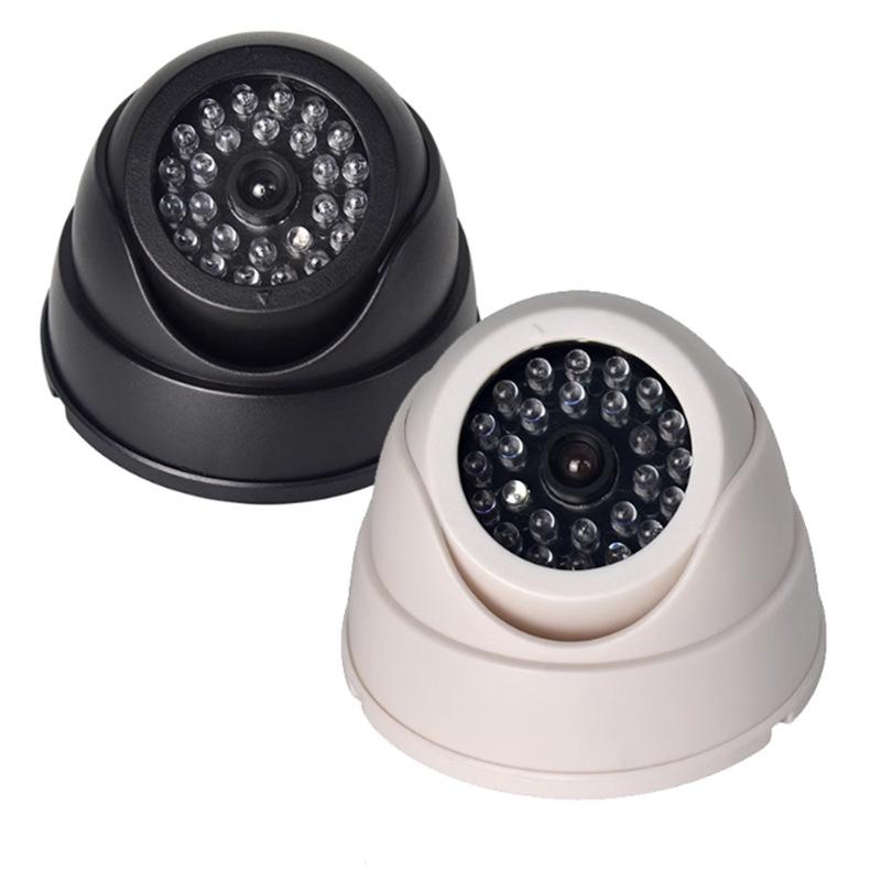 Manufacturer's Fake Surveillance Conch Simulation Camera White and Black Outdoor Infrared Lighted Model Car Fake Monitor