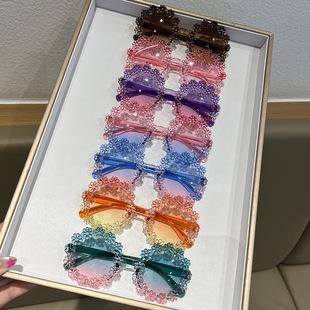 Children's Sunglasses Wholesale Hair Accessories Combination Hairpin Set Girls Glasses Kindergarten Souvenir Sunglasses