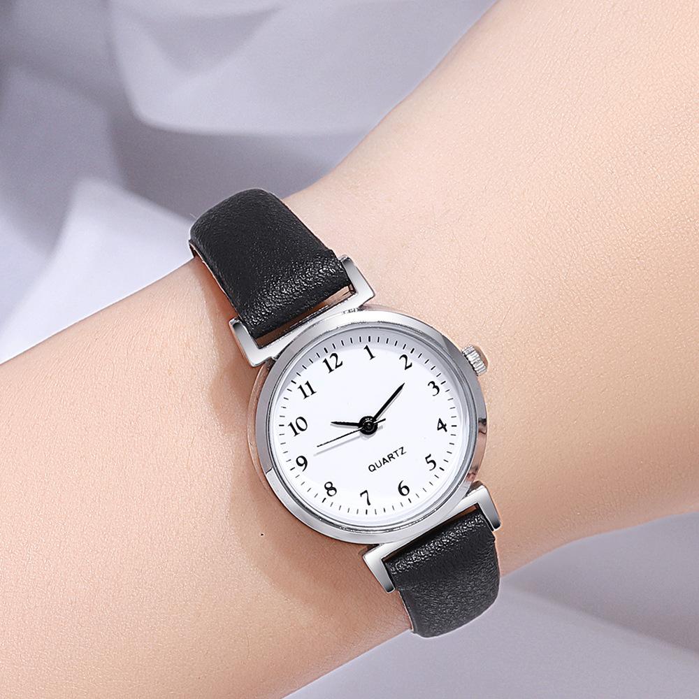 Cross-Border Spot Women's Watches Wholesale Thin Strap Exam Fashion Quartz Decorative Belt Student Watches for Women