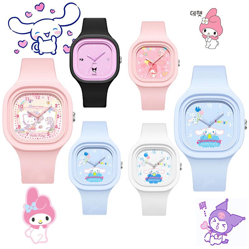 2024 new cross-border cartoon pattern silicone kulomi big ear dog pudding hot sale children's women's electronic watch