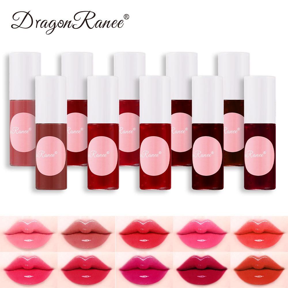 Cross-Border Lip Dye Lip Gloss with Background Color Stacking Moisturizing Lip Glaze Oil Lipstick Base Sample Lip Gloss Lipstick Water