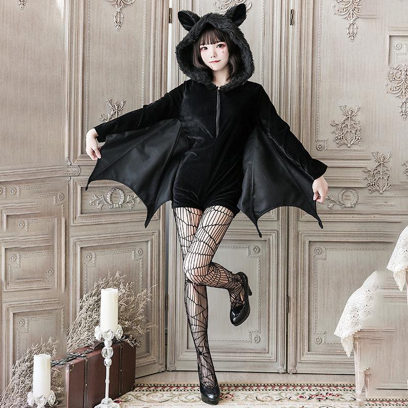Halloween Costume Horror Vampire Bat Demon Costume Animal Party Carnival Cosplay Performance Costume