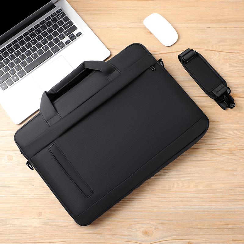 Cross-border Men's Laptop Bag Briefcase Large Capacity Business Notebook Bag Simple Crosbody Laptop Bag