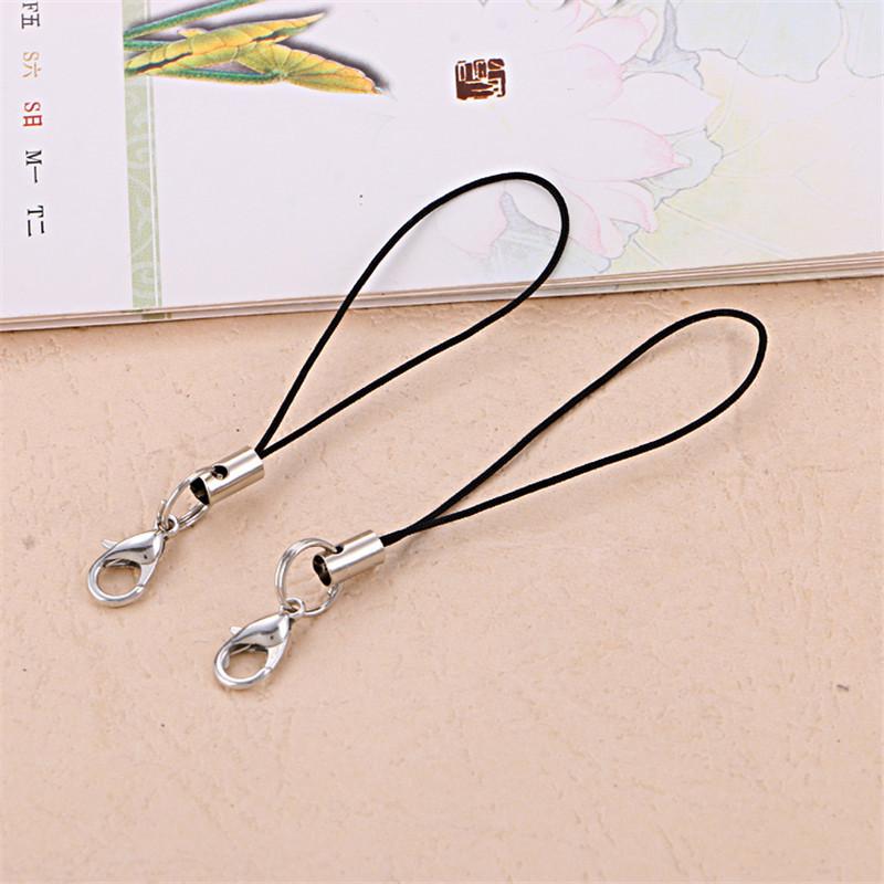 DIY Handmade Jewelry Materials Accessories Mobile Phone Rope Lanyard Lobster Buckle Small Lanyard Doll Colorful Lobster Buckle Rope