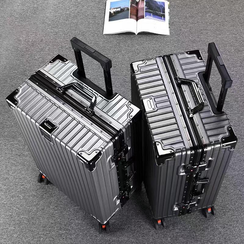 Manufacturer 28-Inch Universal Wheel Trolley Case, Unisex Suitcase, Aluminum Frame, Durable Suitcase for Male and Female Students Wholesale