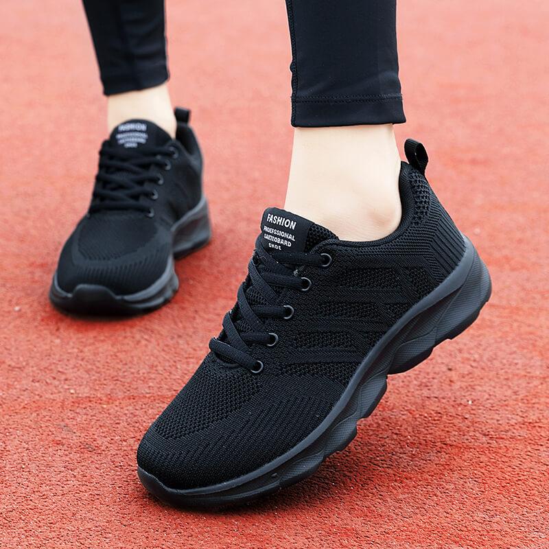 Spring and Summer 2024 Women's Shoes Mesh Breathable sneaker Women's Step Leisure Travel Shoes Lightweight Flying Weaving Student Running Shoes