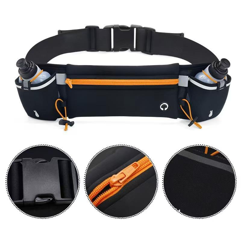 Cross-Border Hot-Selling Multifunctional Water Bottle Backpack Waist Bag Sports Fitness Belt Close-Fitting Waterproof Running Phone Outdoor