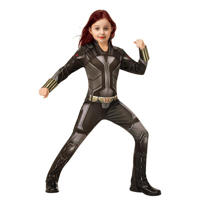 New black widow children girl cosplay game dress up Halloween party cosplay costume in stock