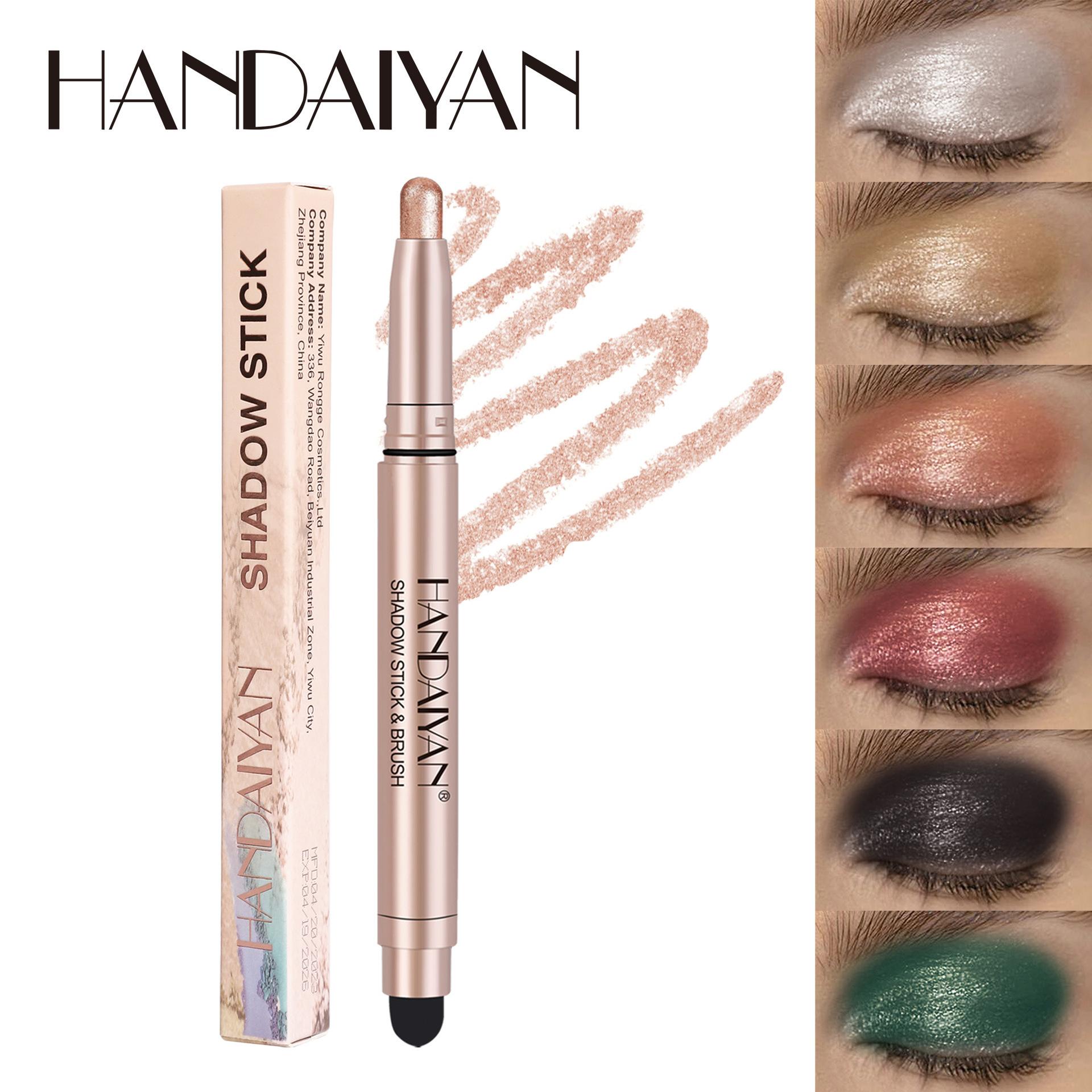 Han Daiyan Single-Pack Eyeshadow Pen, High-Gloss Pearlescent Eyeshadow Stick, Long-Lasting, Exclusively for Cross-Border Sales