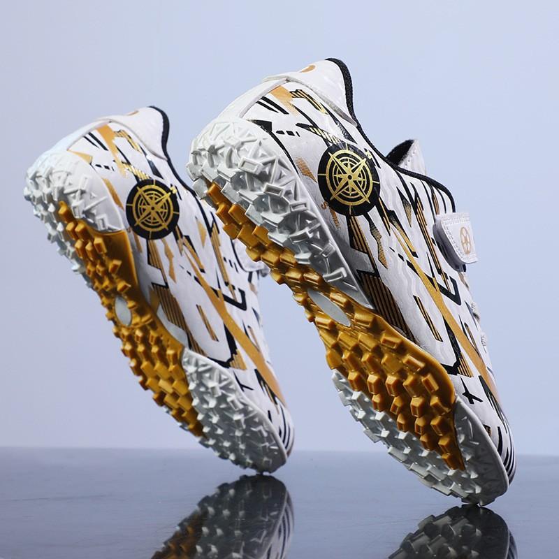 Cross-Border Ready-Stock Football Shoes for Men with Velcro Tf Studs, Long Studs, Student and Youth Training Shoes, Competition Sports Shoes