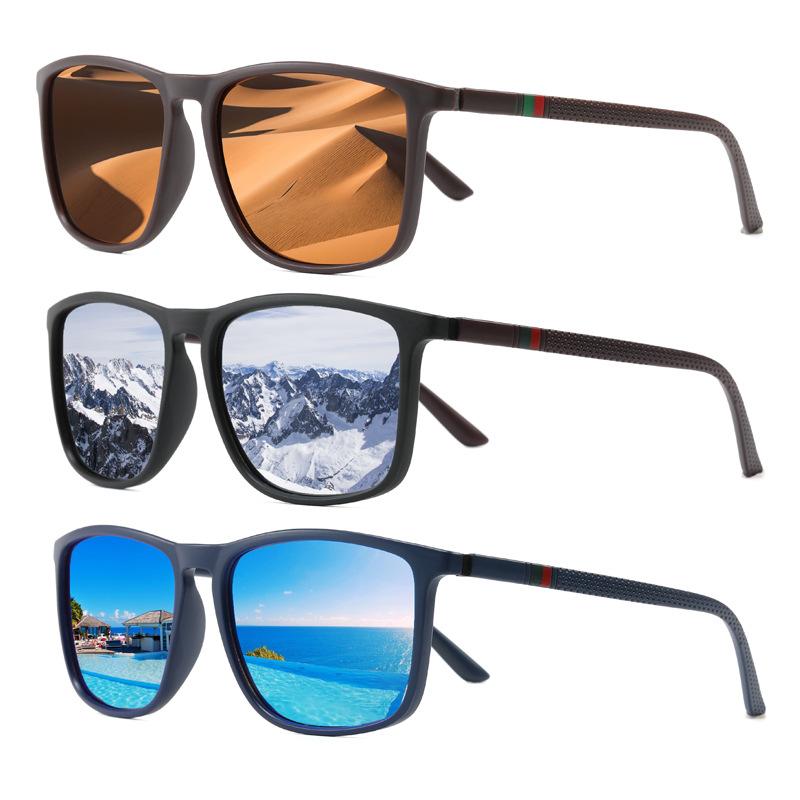 Cross-border polarized driving mirror retro outdoor fishing sunglasses UV protection Amazon for TR printable LOGO