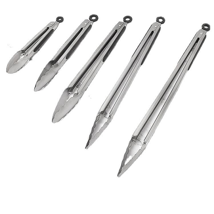 All steel food clip BBQ barbecue tool clip 9 inch 12 inch 14 inch 16 factory wholesale stainless steel food clip