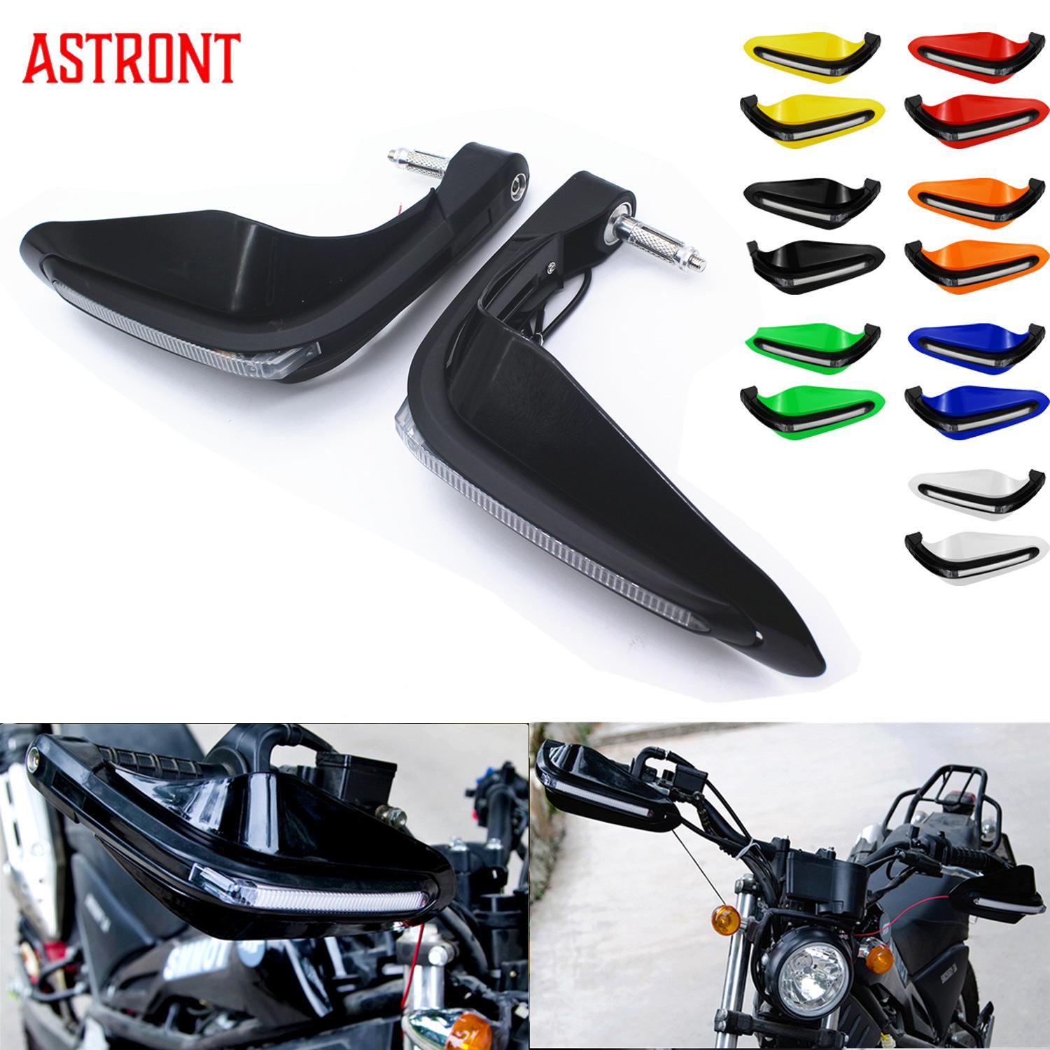 Factory Direct Sales Motorcycle Accessories Led White Turn Signal Light, Brake Protection, Anti-Fall Handguard, Off-Road Modification