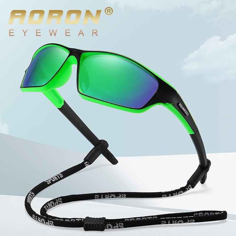 New Men's Polarized Sunglasses Cross-Border Outdoor Sports Cycling Sunglasses Trendyy Square Frame Sunglasses 3042