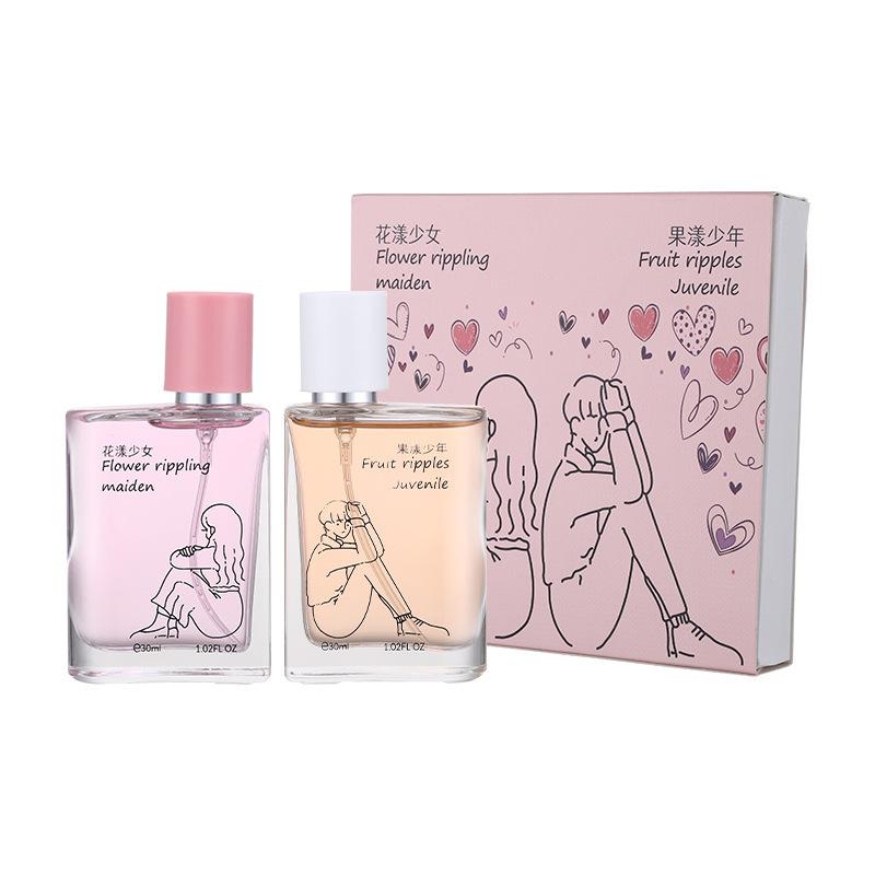 WARMKISS Floral and Fruity Luxury Perfume Set, featuring a pure and innocent floral and fruity fragrance, long-lasting and light-bodied spray