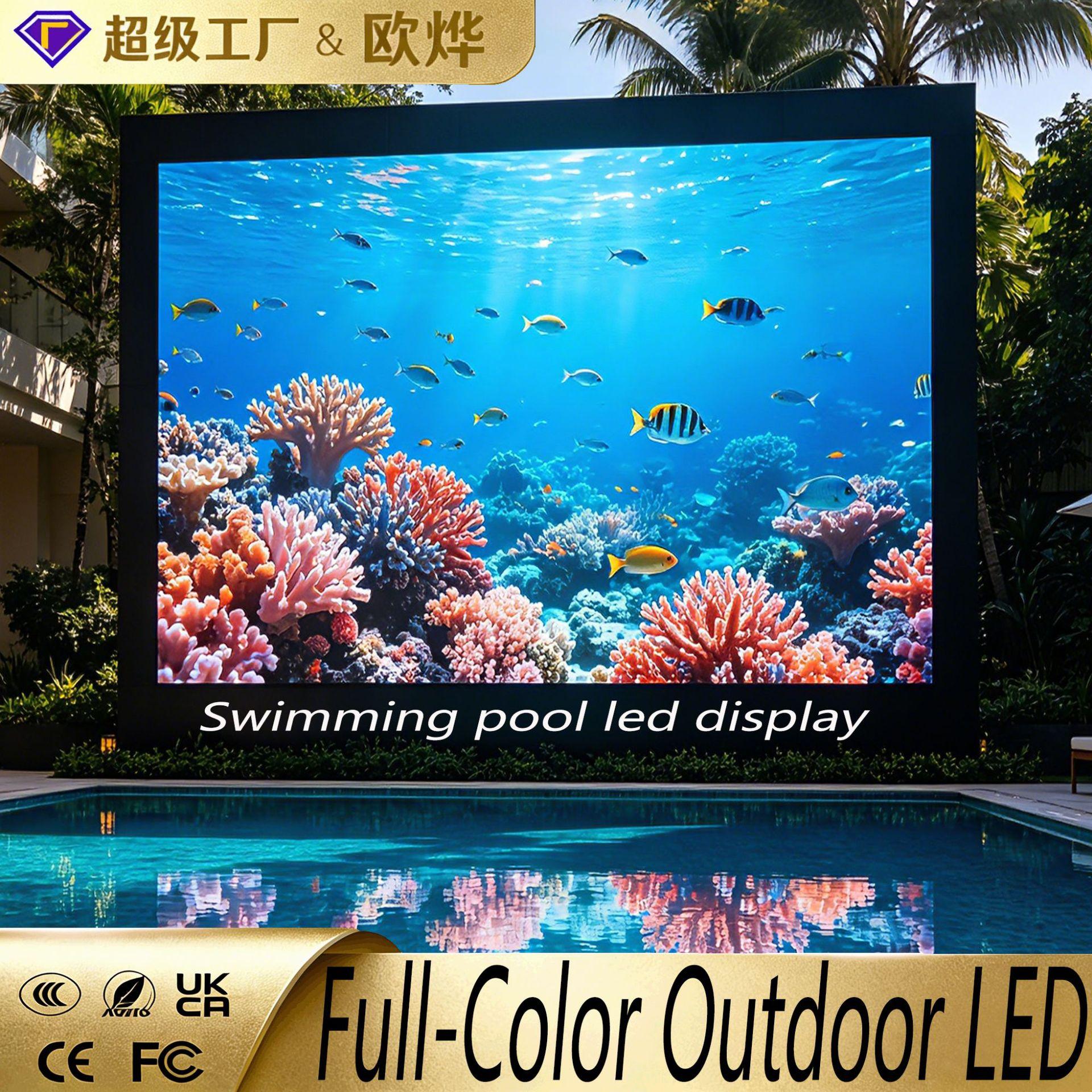 Outdoor Led Screen, High-Definition, High Refresh Rate, Large Screen for Advertising, Electronic Screen for Commercial Exterior Walls