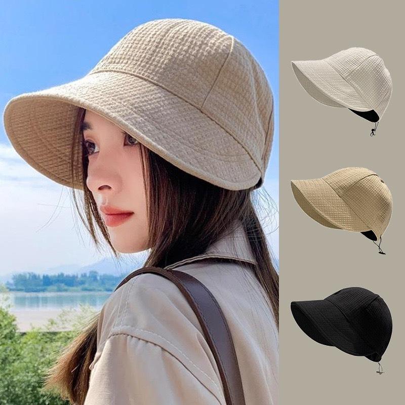 Ruth hat waffle fisherman hat children's cap spring and summer fashion all-match sun hat sunscreen sun hat