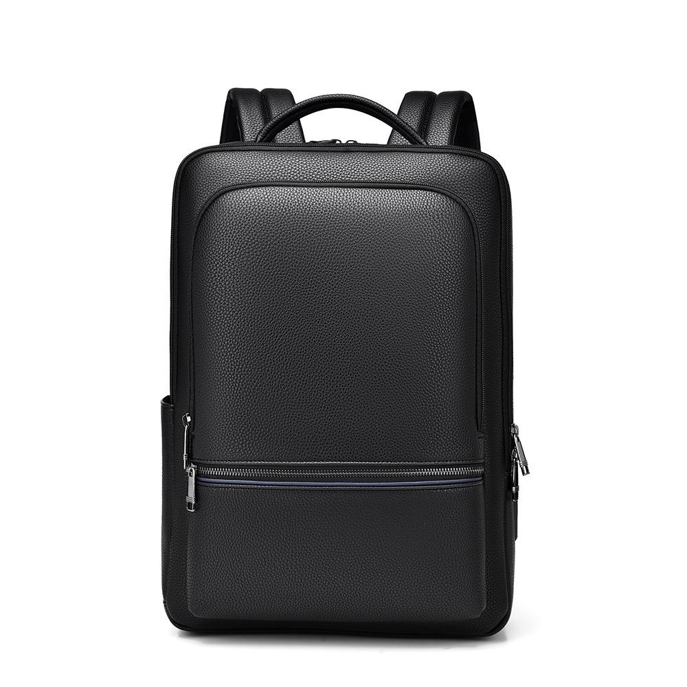 Top layer cowhide men's multi-functional backpack large capacity high-level business 16 inch computer bag travel backpack