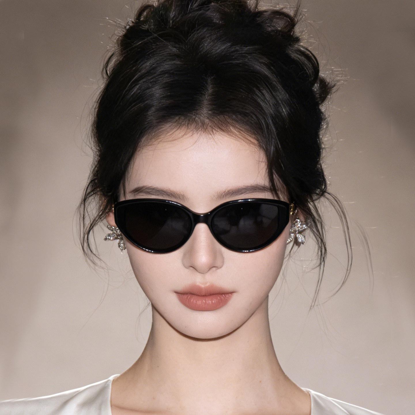 2026 New Trendy Cat-Eye Sunglasses, Uv Protection, Suitable for All Face Shapes, Make the Face Look Smaller, Sunshade Sunglasses H