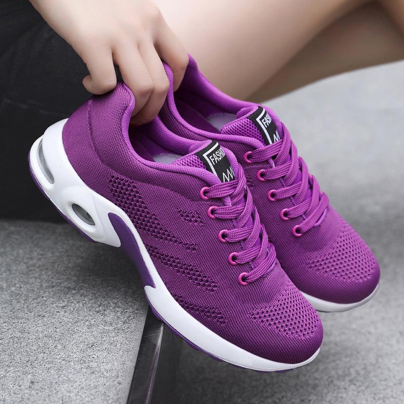 Women's Versatile New Air-Cushion Shoes, Korean Style Fashionable Trendy Foreign Trade Women's Shoes, Soft-Soled Breathable Sports Shoes for Women