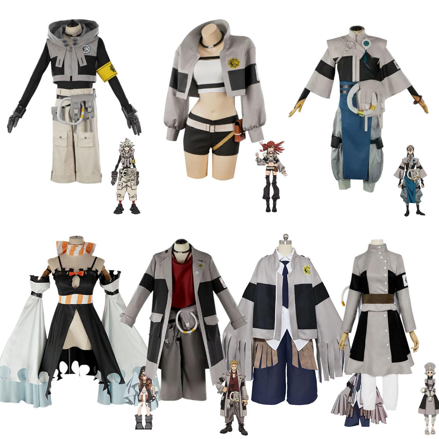 Wasteland Ghost Cosplay Luther Liyu Engine Zanka Yamer Tamji Cosplay Anime Costumes for Men and Women