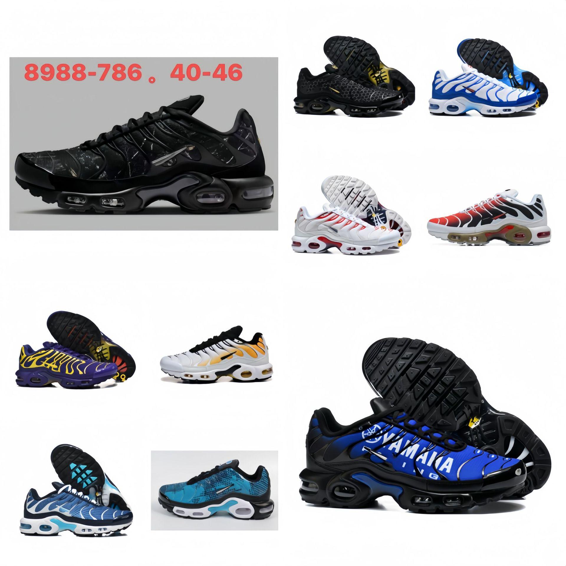 Cross-Border-New Color-Max Tn High Frequency Mesh Air Cushion Shoes Men's and Women's Casual Sports Running Shoes-Factory Direct Sales