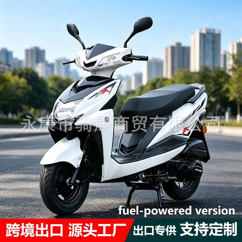 Cross-border export of 125cc scooters, Shangling 50cc fuel-assisted motorcycles, new models for adults, direct from the factory