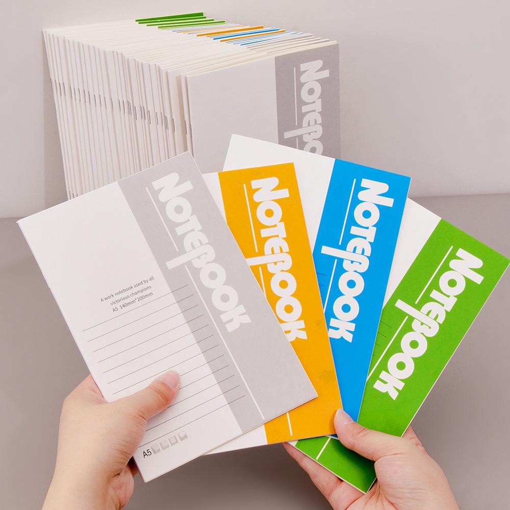 Office Supplies Notebook A5 Primary School Student Notepad Softcover Notebook Meeting Thickened Lined Diary Wholesale