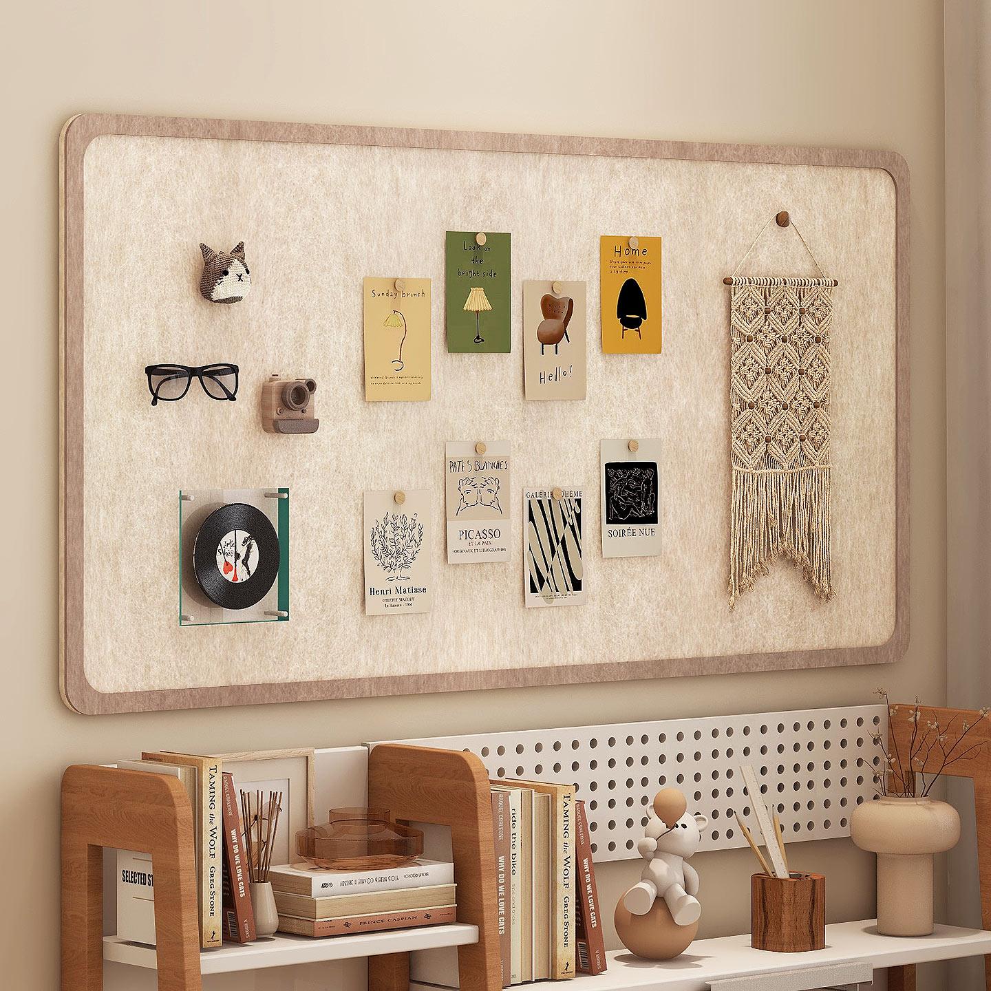 Photo Wall Felt Wall Stickers Cork Board Background Board Wall Decoration Creative Felt Board Polaroid Photo Display Wall