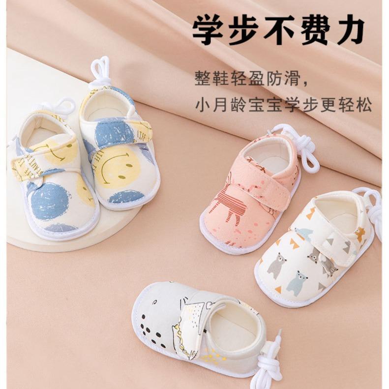 Xuebao Baby Cloth Shoes Baby Shoes Spring & Fall 0-6 Months 12 Soft Soles Non-Falling Male and Female Baby Shoes