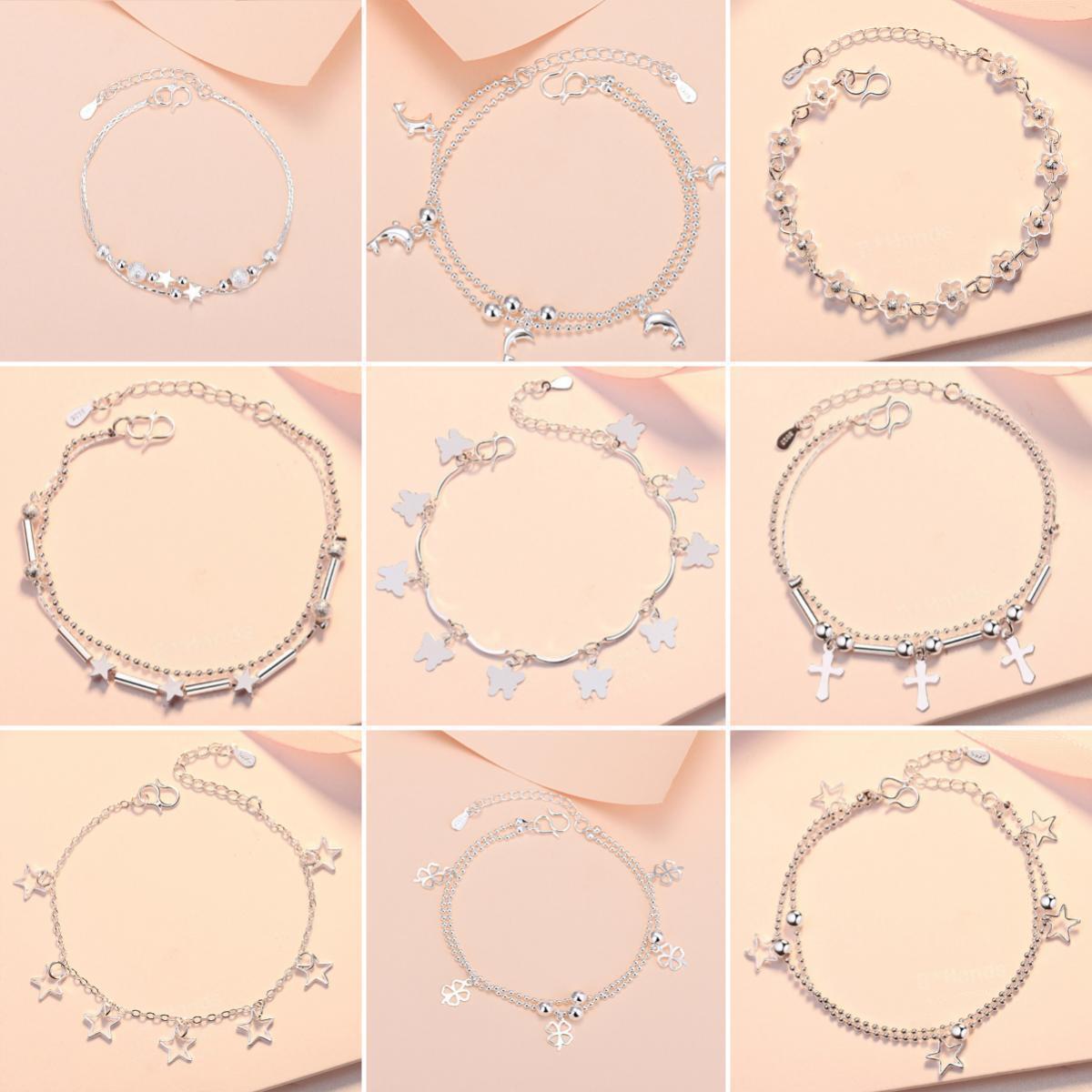 2024 new Korean silver-plated bracelet autumn women's high-end sense simple best selling exquisite jewelry fashion jewelry wholesale