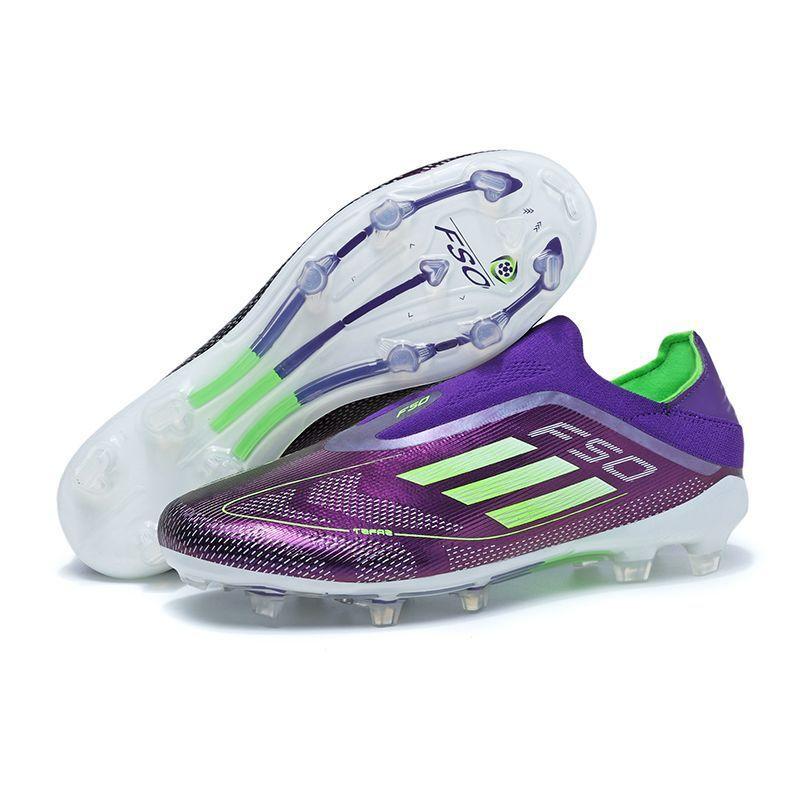 Cross-Border F50 Football Shoes with Long Studs, Professional Sports Shoes for Men, Predator Competition and Training Football Shoes, Wholesale in Stock