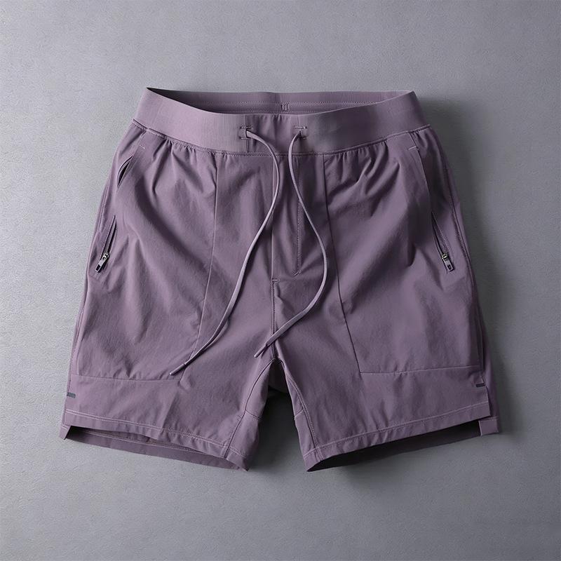 Lulu alternative sports shorts for men in summer, quick-dry sports pants, ice silk, loose and breathable, casual daily knee-length shorts