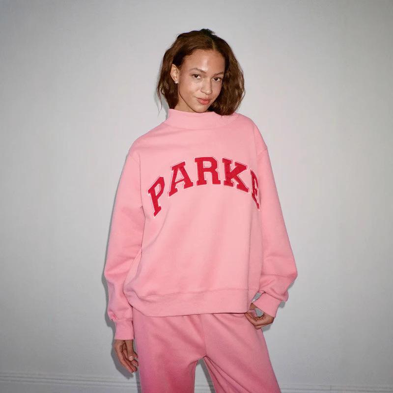 In-Stock Cross-Border Exotic Letter Embroidery Sweatshirt Round Neck Sweatshirt Set Casual Simple Autumn and Winter Hooded Sweatshirt
