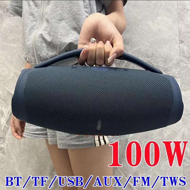 Cross-Border Hot-Selling Wireless Bluetooth Speaker Booms Box3 Mini Portable Outdoor Subwoofer Speaker