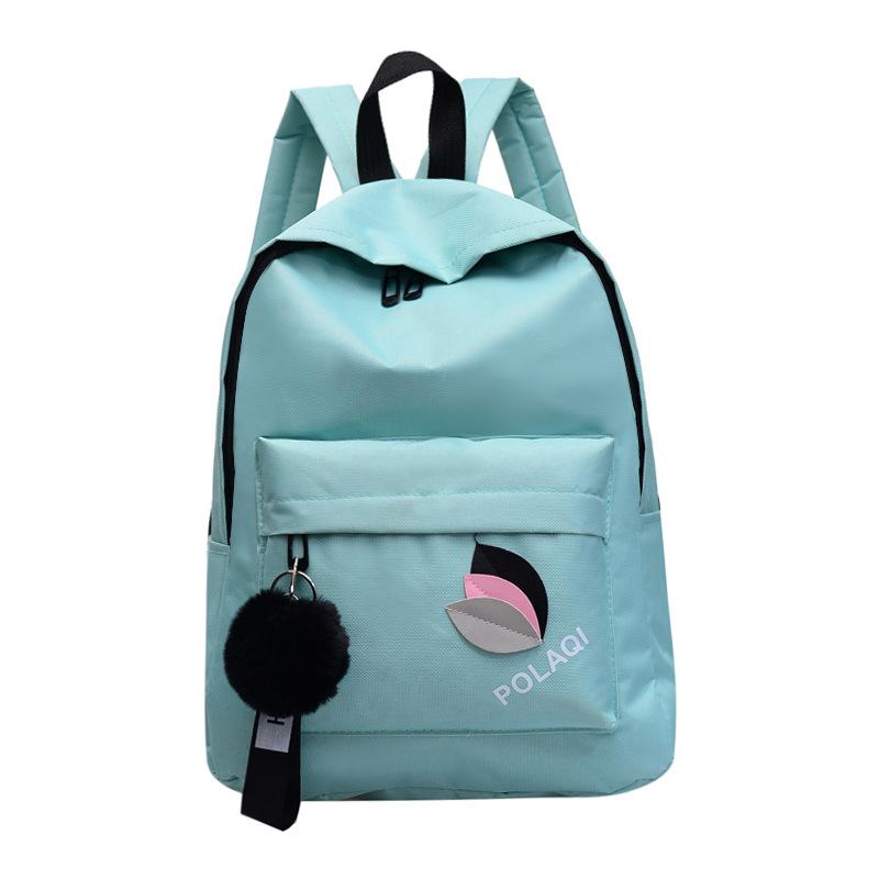 Fashionable All-match Backpack Large Capacity Storage Schoolbag Waterproof Wear-resistant Lightweight Female Computer Backpack for Middle and High School Students