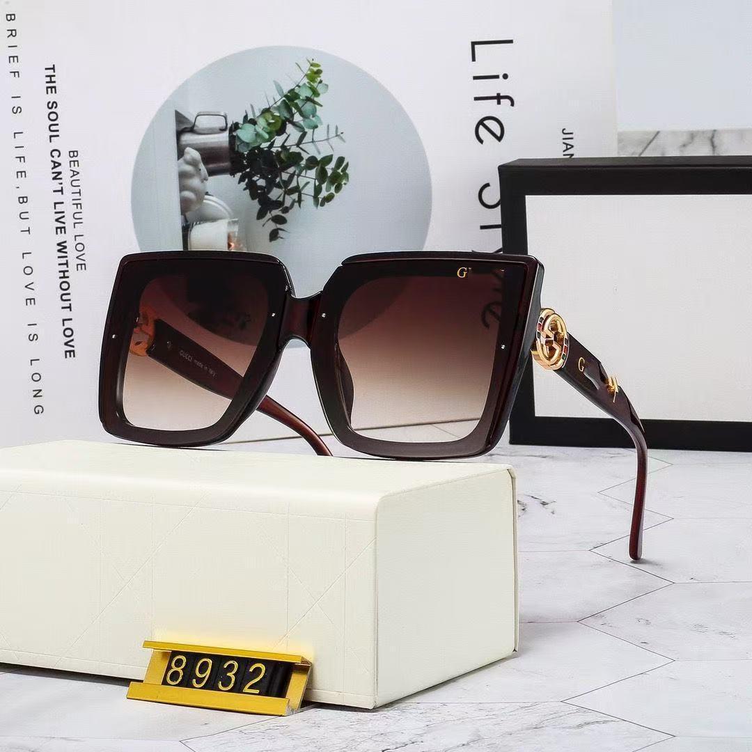 European and American style celebrity-inspired G fashion large-frame sunglasses for women, trendy street style sunglasses for driving