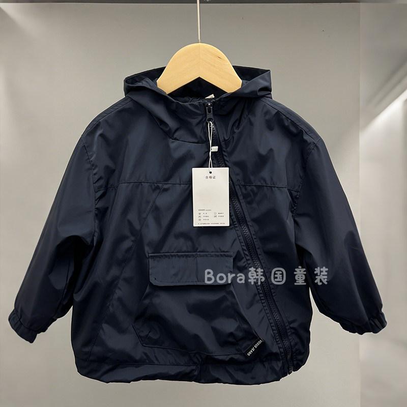 Boys' windbreaker, children's thin jacket, spring and autumn collection 2026, new style, windproof, stylish jacket, baby outdoor top