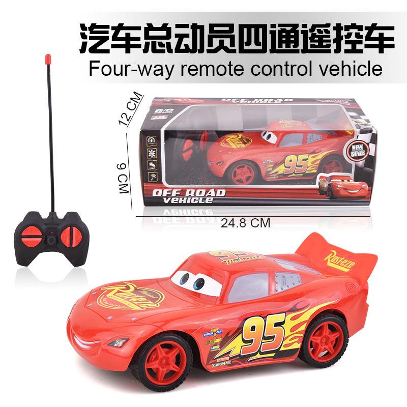 Cross-border remote control car cartoon four-way wireless high-speed drift remote control racing simulation model electric toy car wholesale
