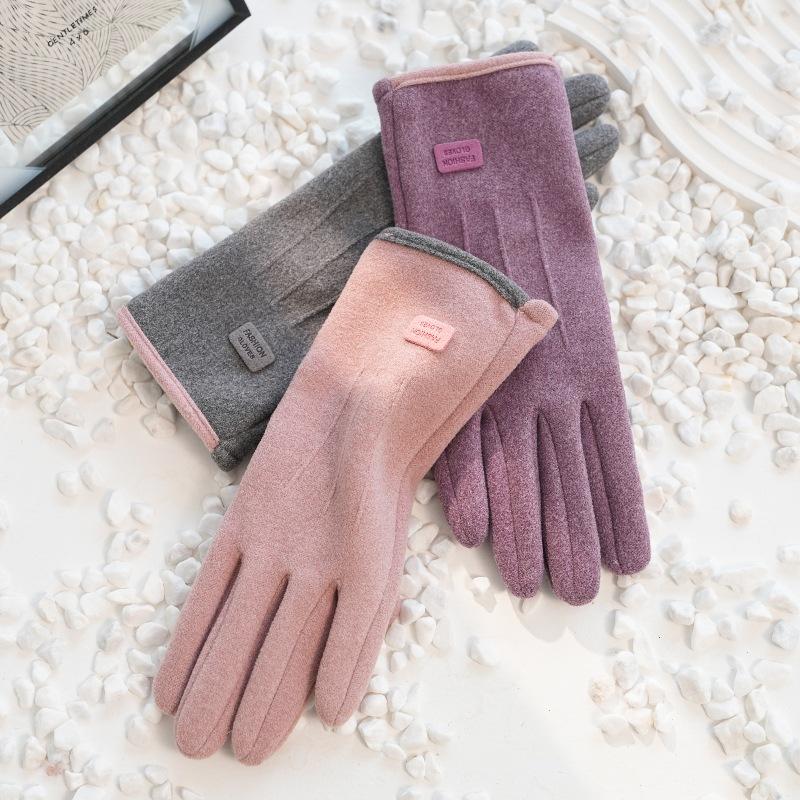 Autumn and Winter Gloves, Cold-Proof, Fleece-Lined Cycling Gloves, Windproof, Touchscreen-Compatible, Sports Warm Gloves for Men and Women, Electric Bike Gloves