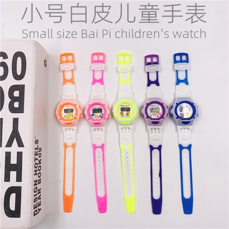 Factory Direct Sales Popular Watch Student Small Gift Children's Jelly Watch Cartoon Boy Girl Electronic Watch