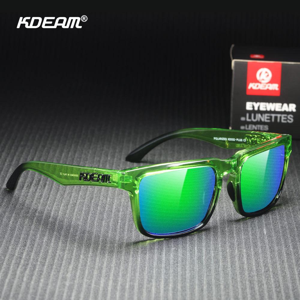 Hot-Selling Kd332 Upgraded Large-Size Polarized Square-Frame Sunglasses High-End Outdoor Sunshade Sunglasses 332Plus