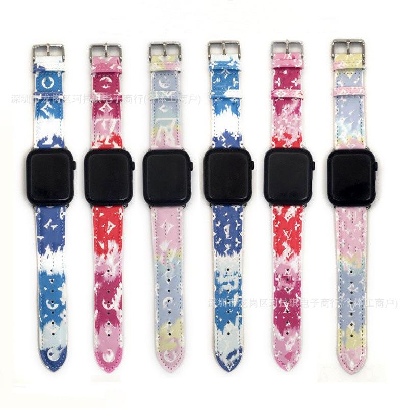Stunning Gradient Fashion Watch Bands Suitable for Various Apple Watch Models, Available in Different Sizes for Both Men and Women, with Multiple Options