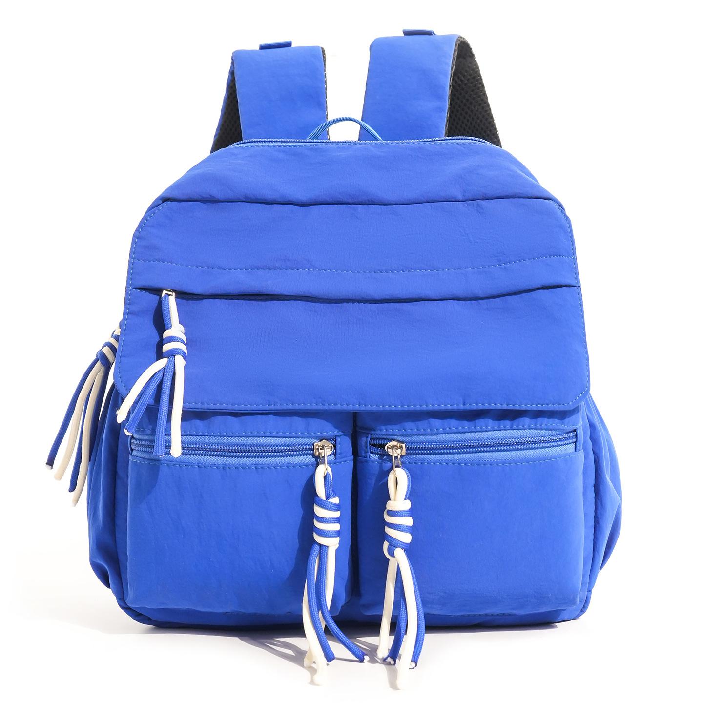 Horizontal backpack wholesale printed advertising backpack for middle school and college students, commuter student school bag