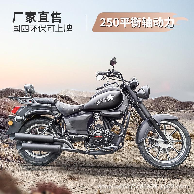 Brand New Retro Prince Motorcycle 250Cc National Iv Can Be Registered as a Motorcycle Vehicle Prince Car Rebel Fuel
