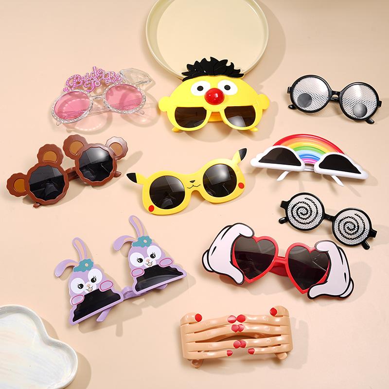 Outdoor Picnic Funny Birthday Glasses Gift Funny Toy Selfie Instagram Party Sunglasses Prank Tiktok