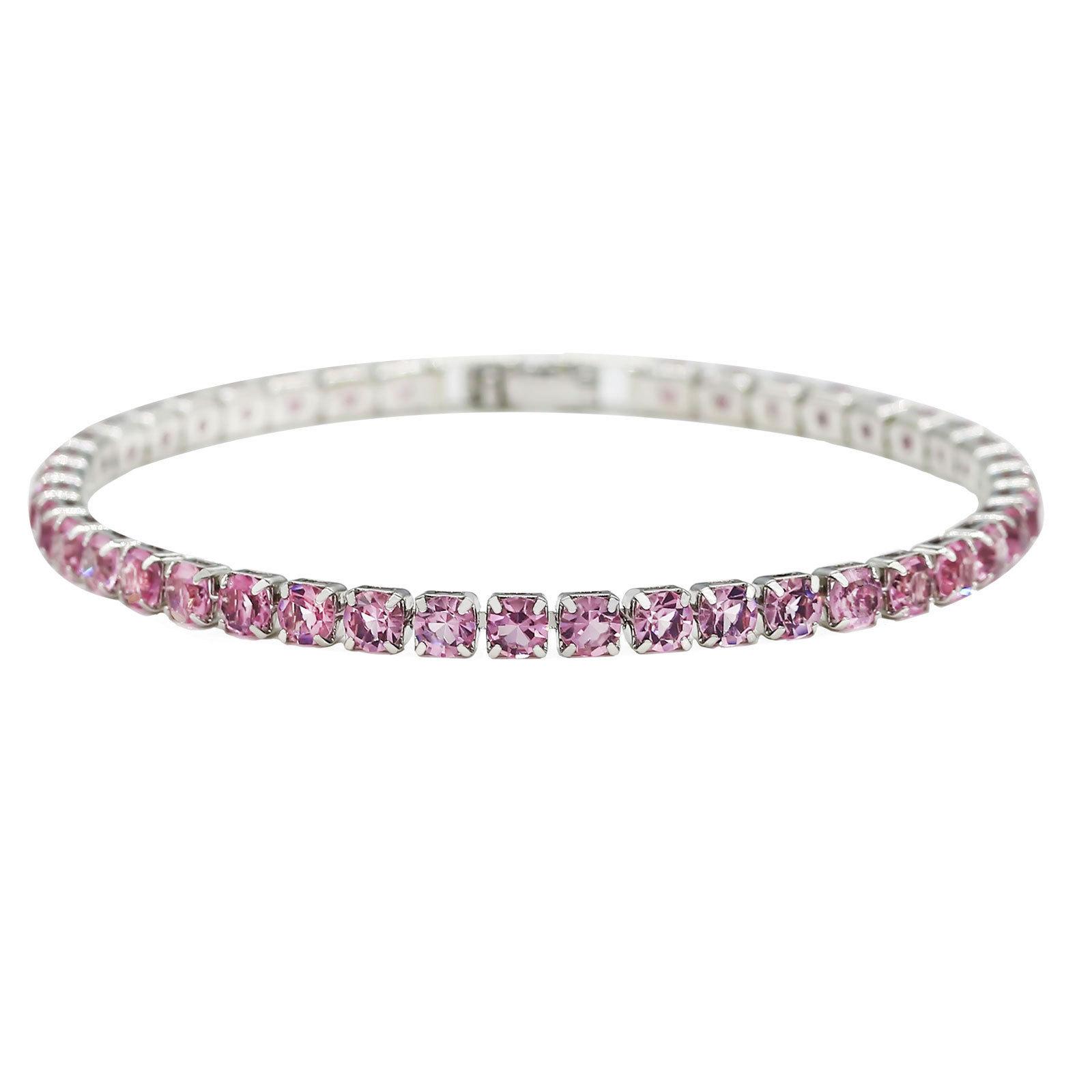 High-End Light Luxury Rhinestone Bracelet for Women Niche Design Simple Full Diamond Zircon Couple Bracelet European and American Hot-Selling Jewelry