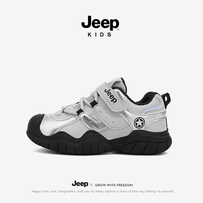 Jeep Boys' Sports Shoes Autum 2025 New Baby Shoes Soft Sole Outdoor Kidsren's Shoes Casual Velcro