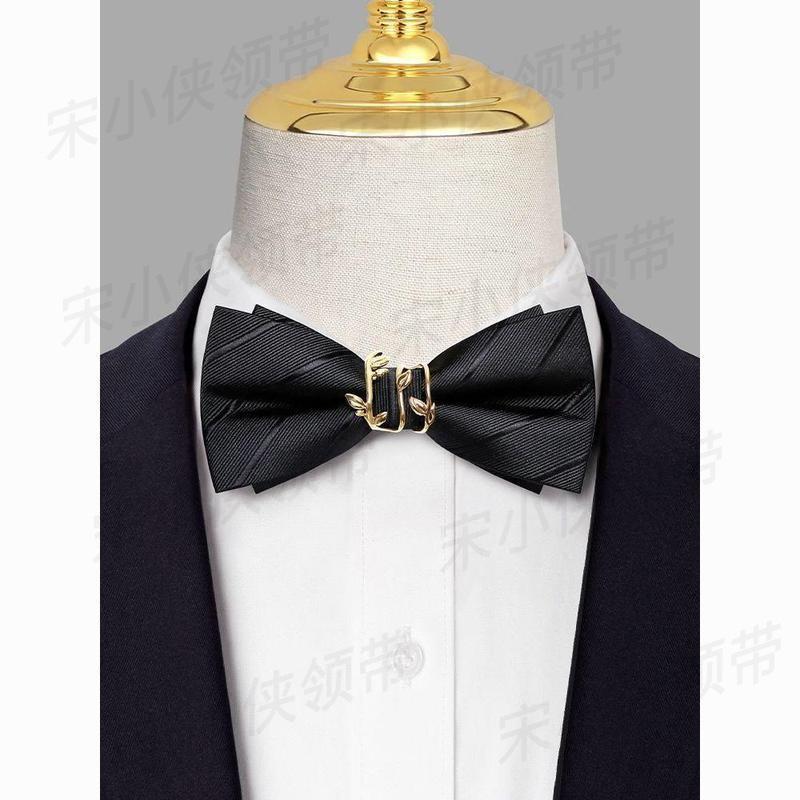 Fashionable Black Bow Tie Men's Formal Business Groom Wedding Dress Groomsmen Bow Tie