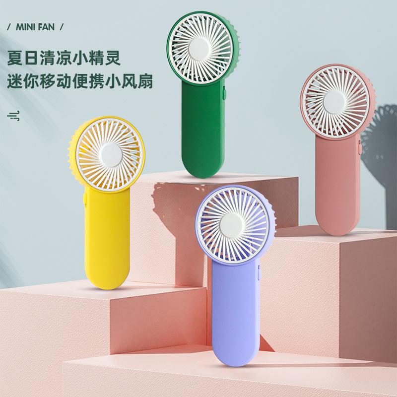 New Battery Version Handheld Mini Fan Aa Battery Portable Small Fan Printed Logo Export Gift Gift